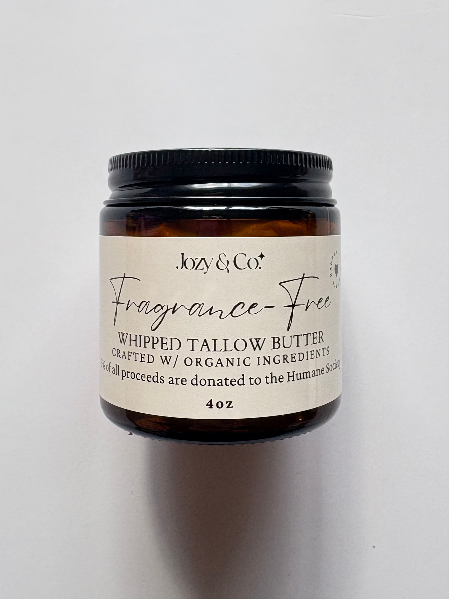 Fragrance-Free Whipped Tallow Butter