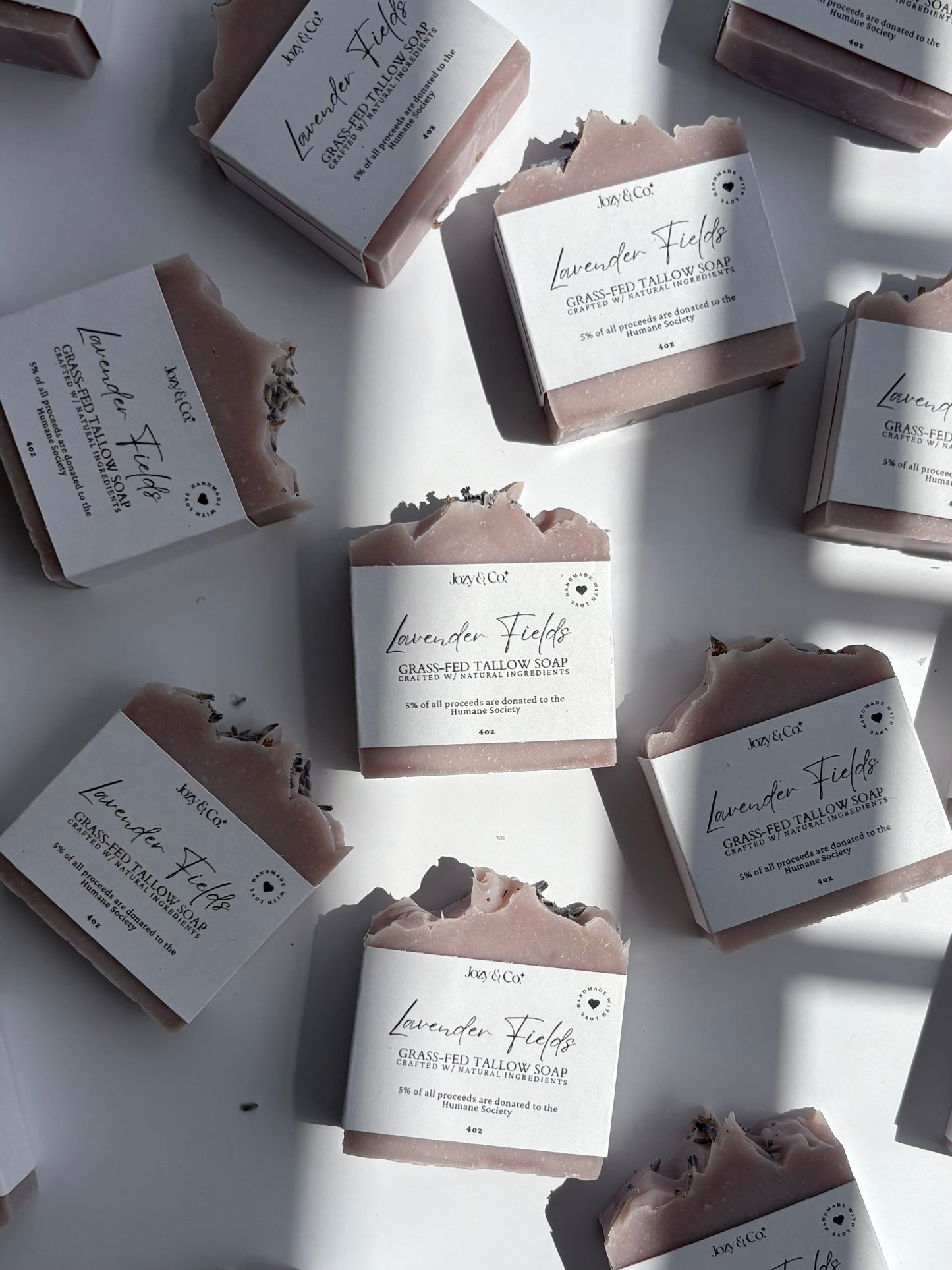 Lavender Fields Grass-fed Tallow Soap