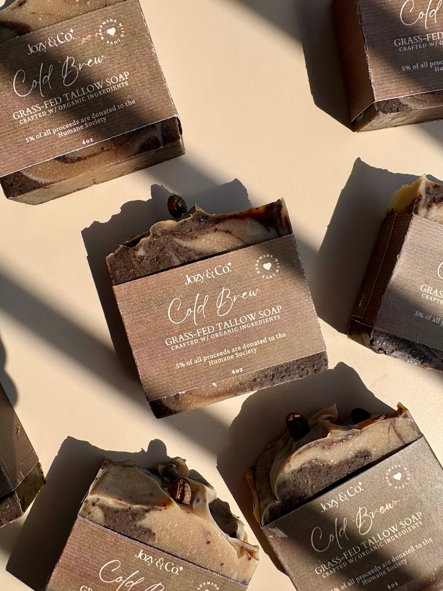Cold Brew Grass-fed Tallow Soap