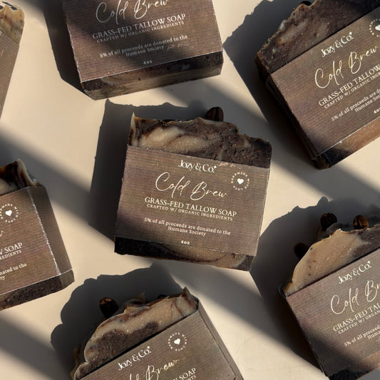 Cold Brew Grass-fed Tallow Soap