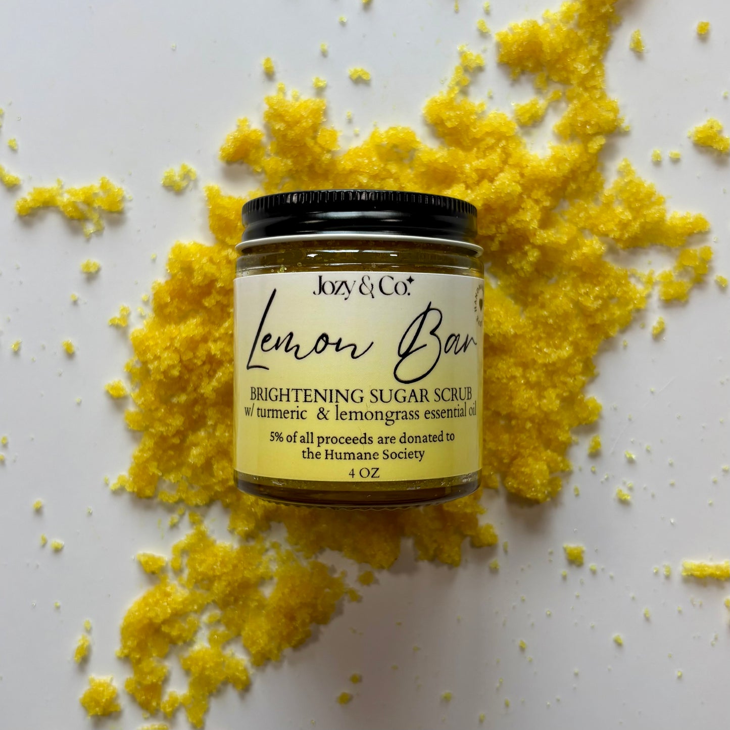 Lemon Bar Brightening Sugar Scrub
