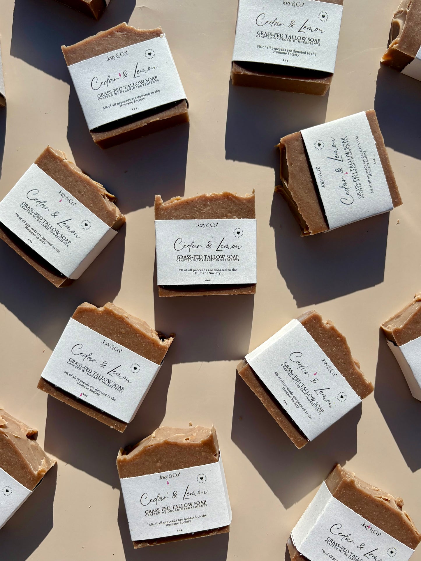 Cedar & Lemon Grass-fed Tallow Soap