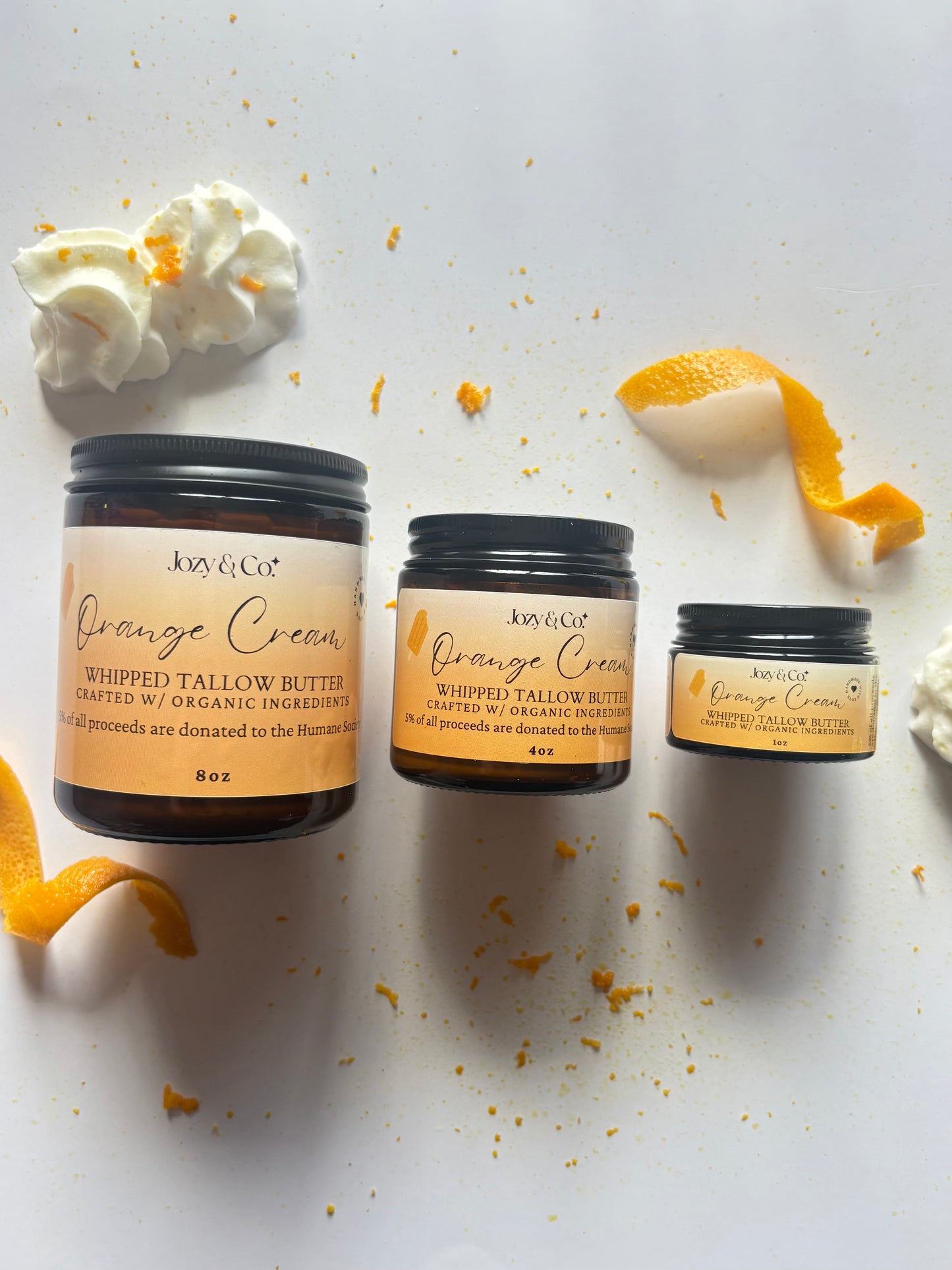 Orange Cream Whipped Tallow Butter