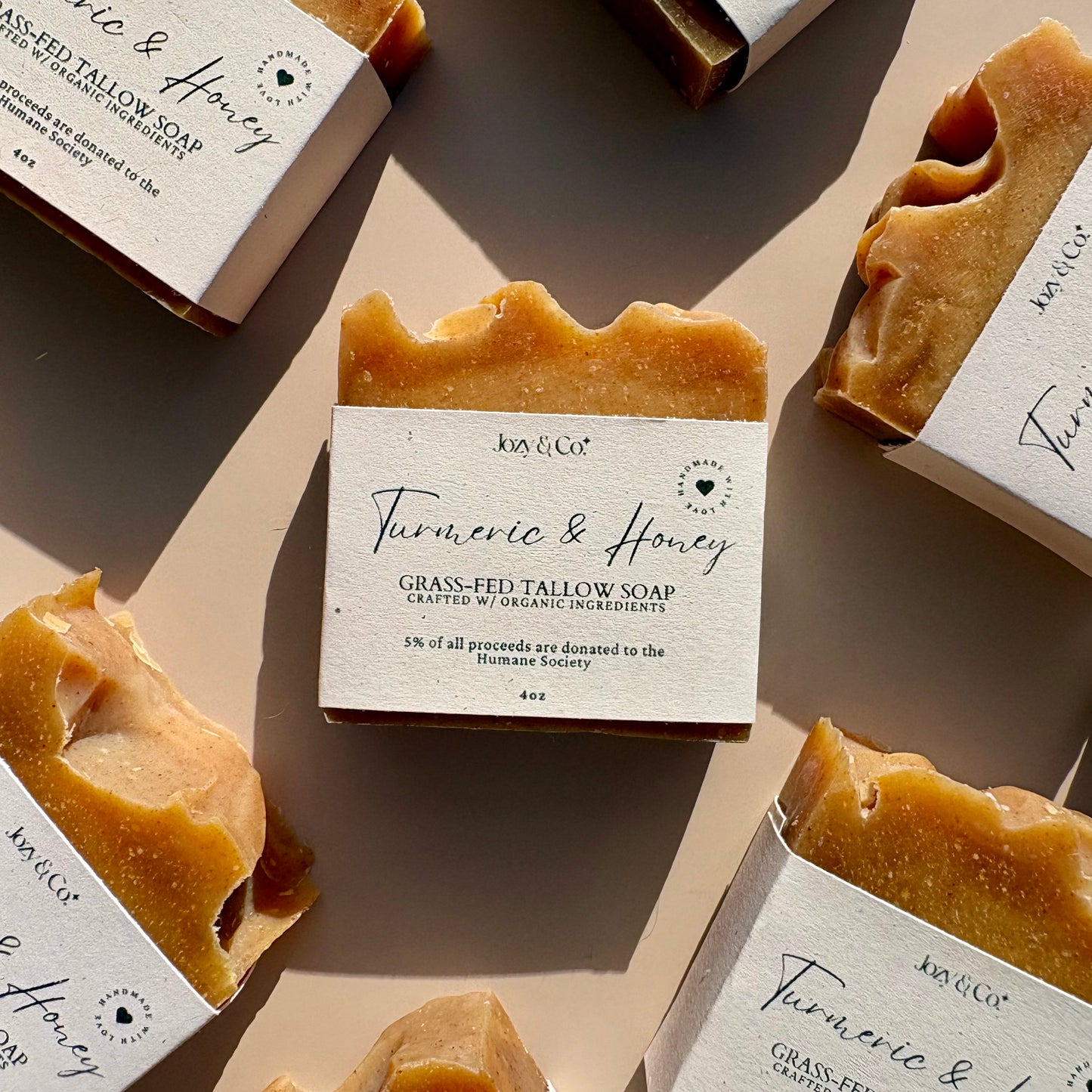 Turmeric & Honey Grass-fed Tallow Soap