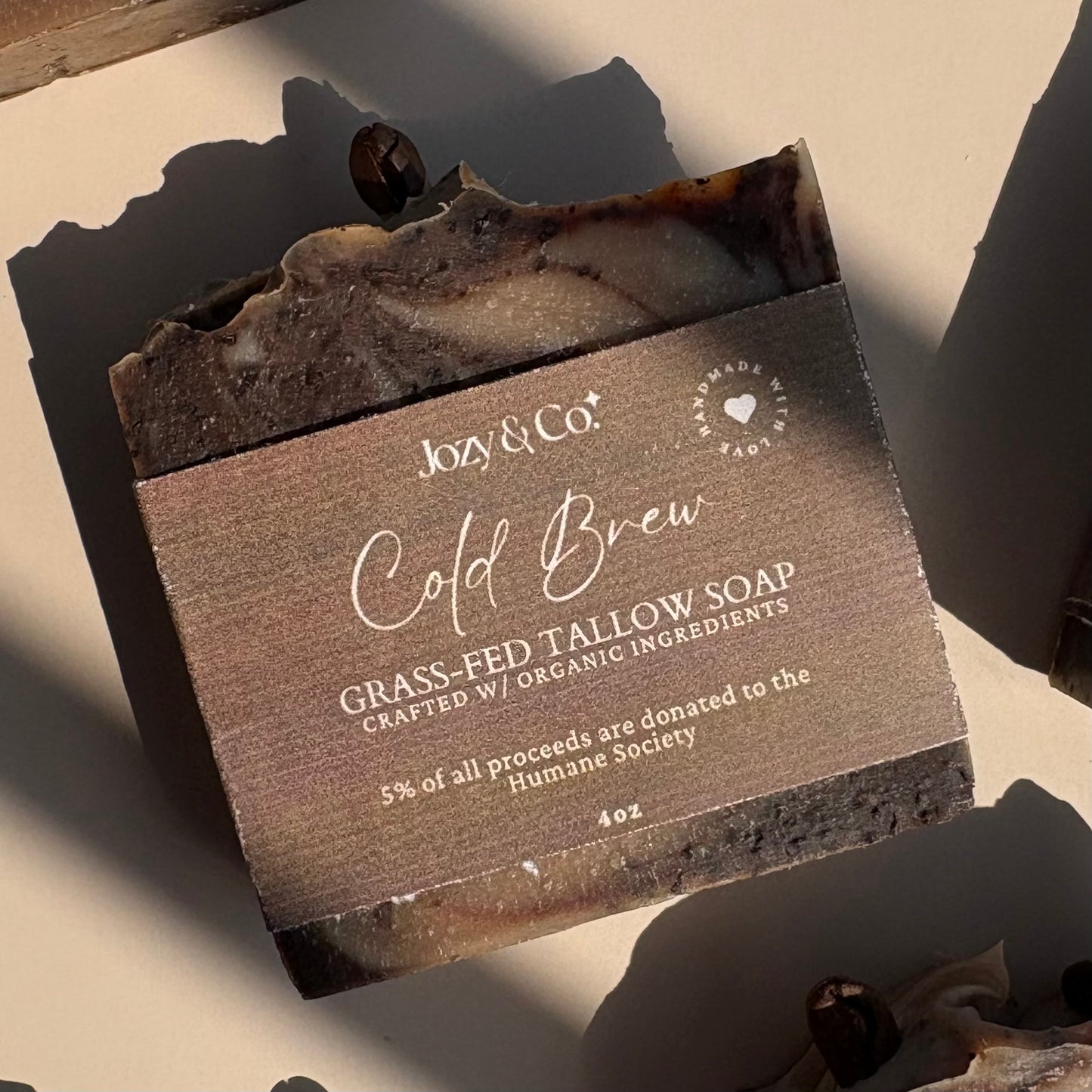 Cold Brew Grass-fed Tallow Soap