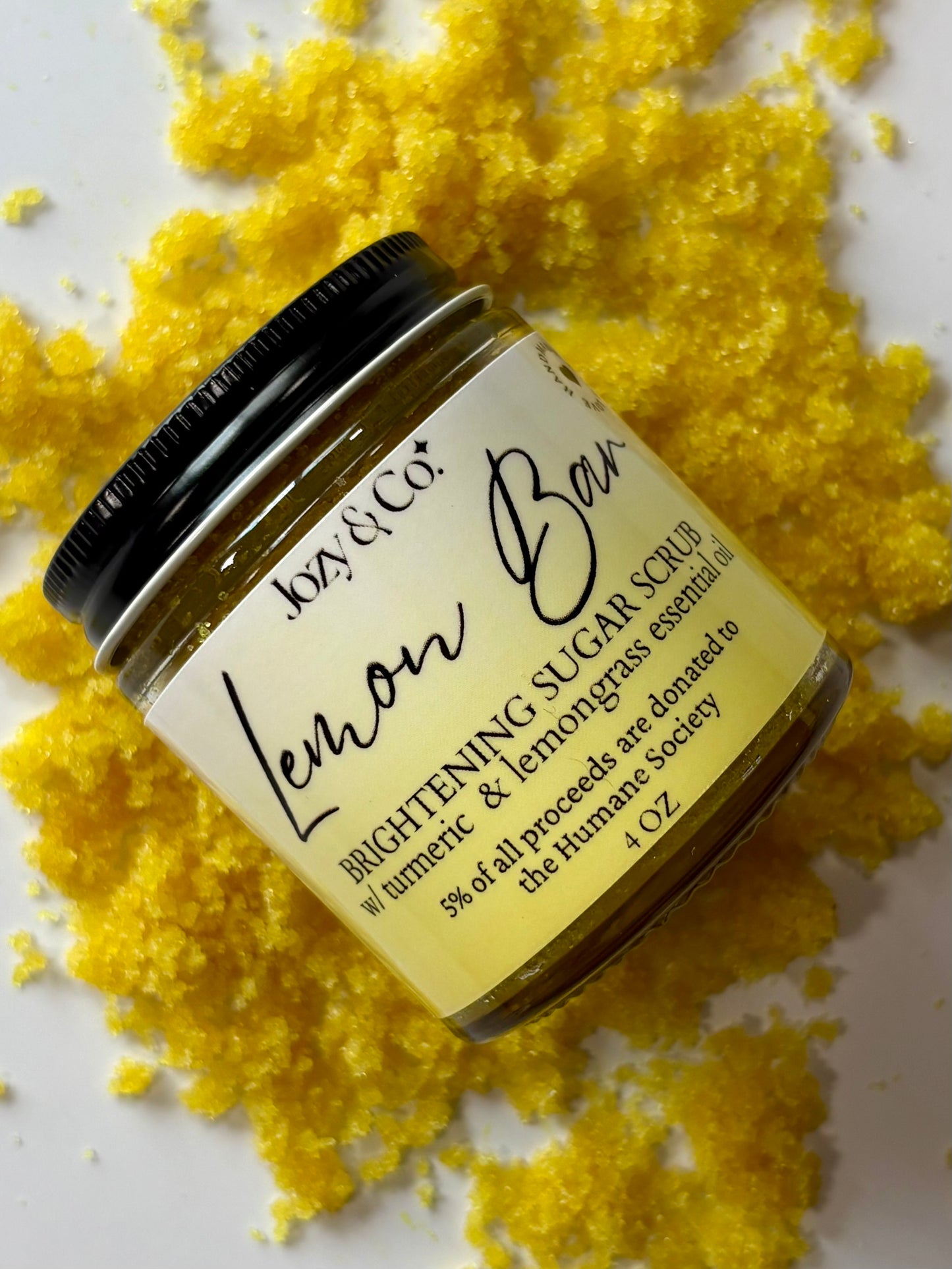 Lemon Bar Brightening Sugar Scrub