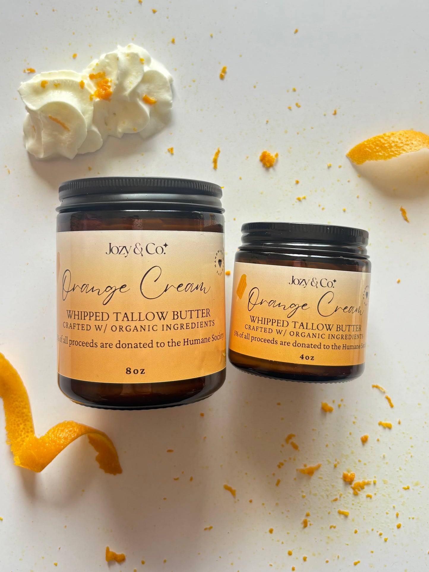 Orange Cream Whipped Tallow Butter