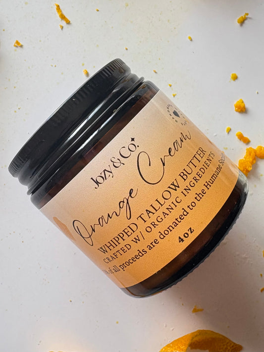 Orange Cream Whipped Tallow Butter