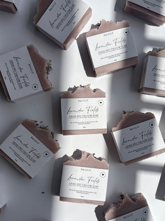 Lavender Fields Grass-fed Tallow Soap