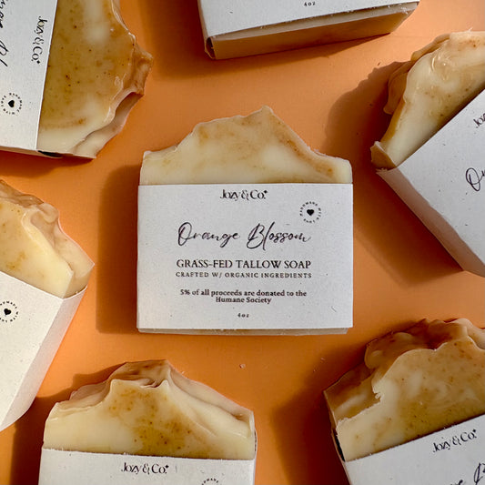 Orange Blossom Grass-fed Tallow Soap