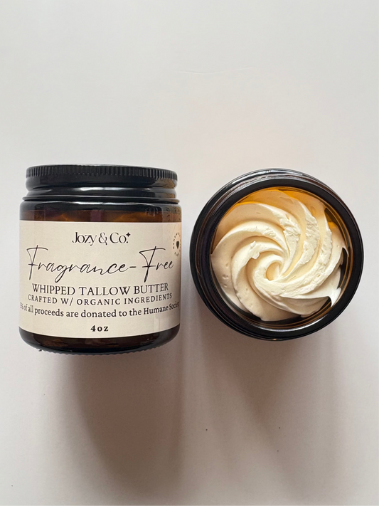 Fragrance-Free Whipped Tallow Butter