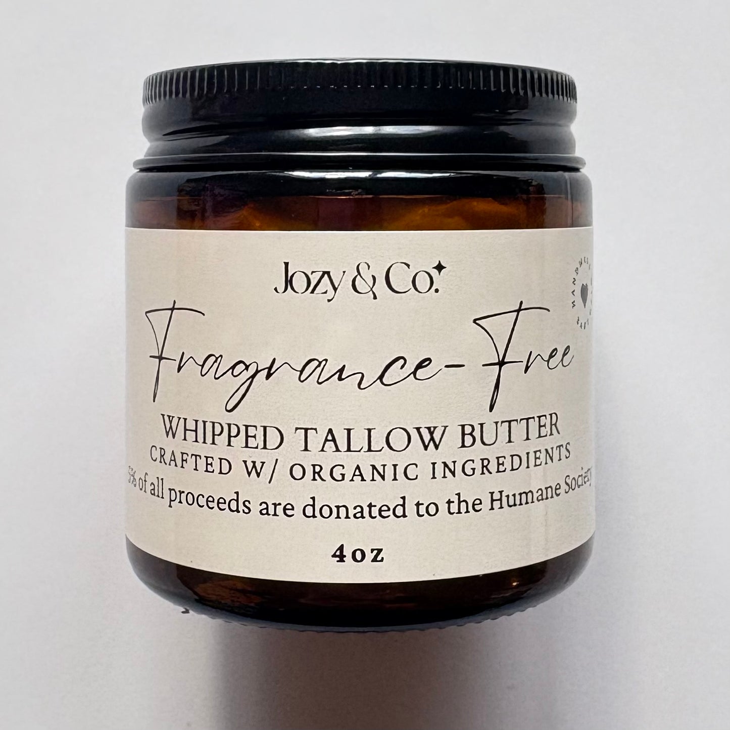 Fragrance-Free Whipped Tallow Butter