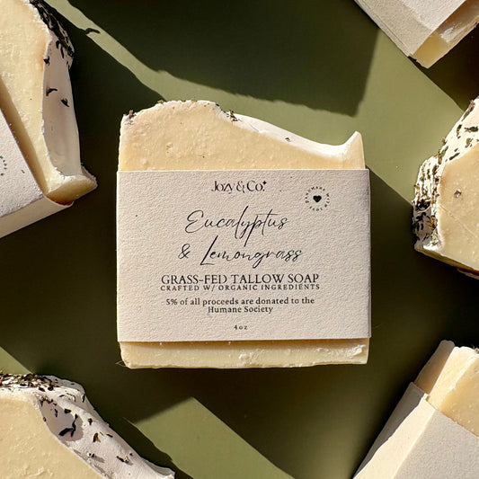 Eucalyptus & Lemongrass Grass-fed Tallow Soap