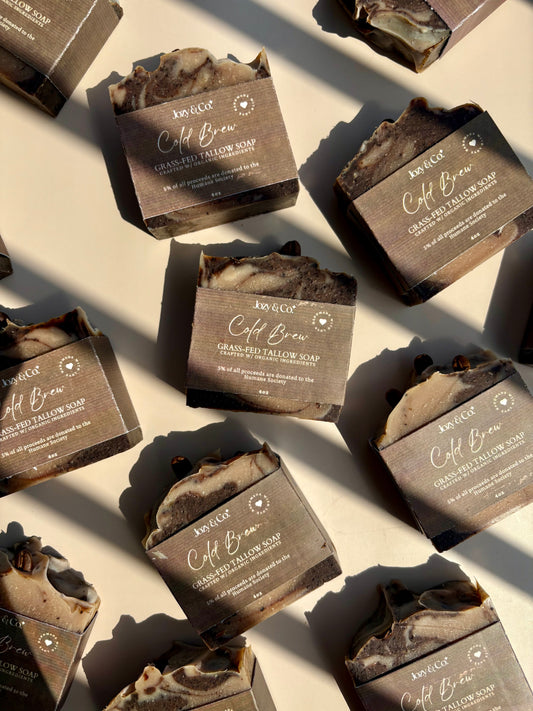 Cold Brew Grass-fed Tallow Soap