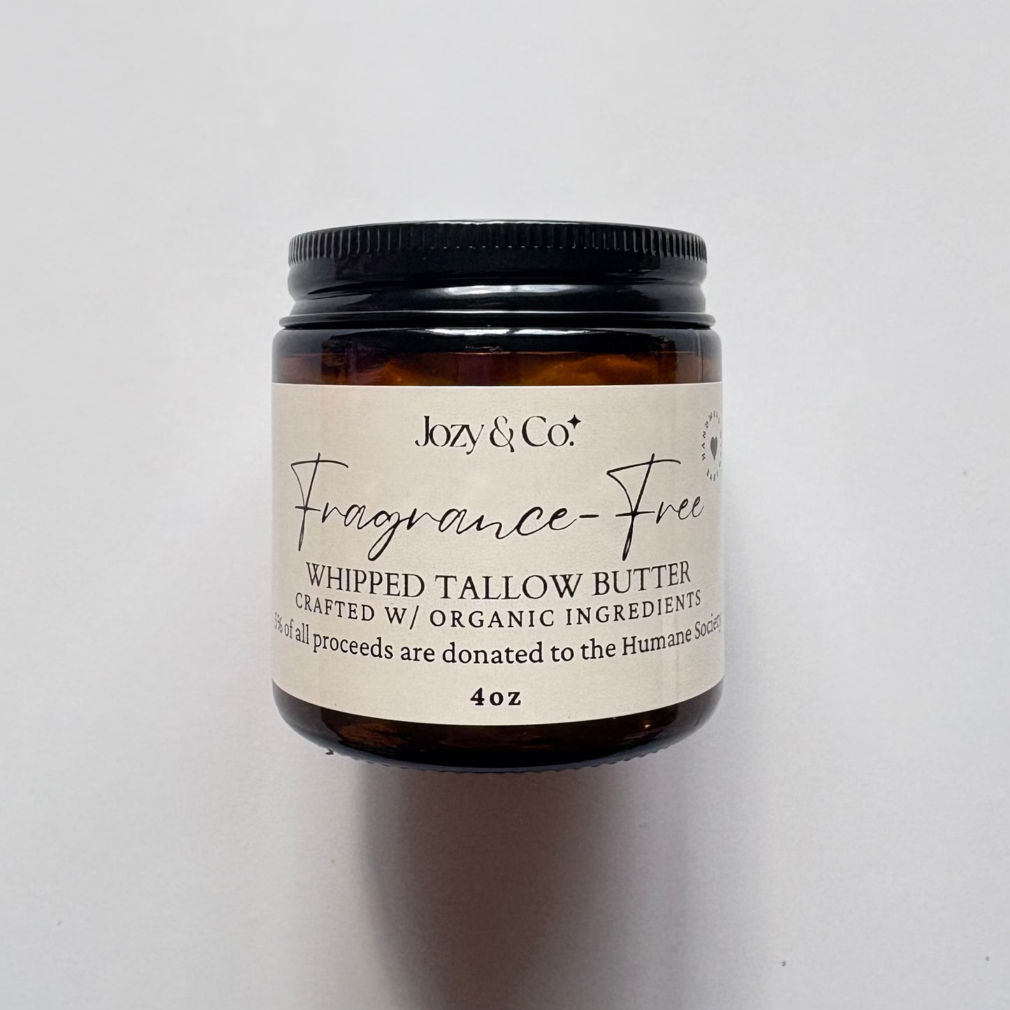 Fragrance-Free Whipped Tallow Butter