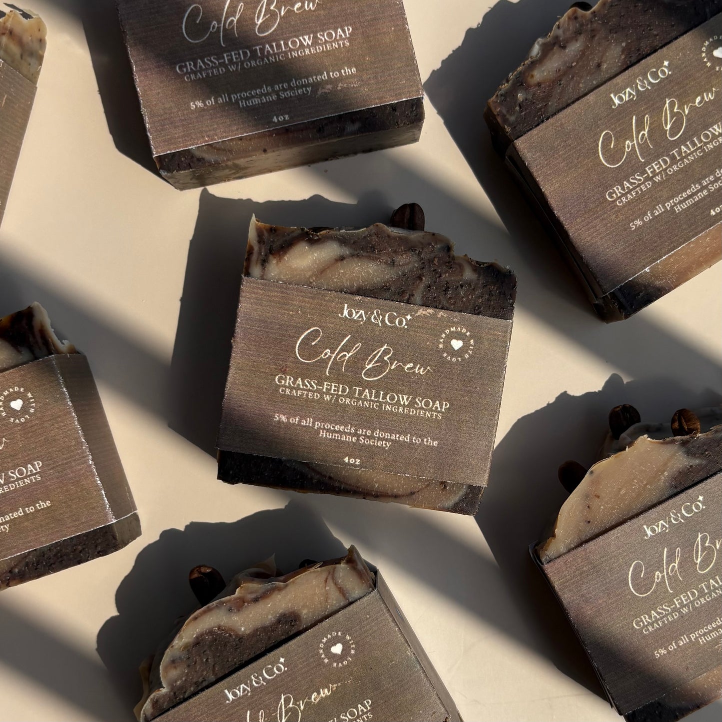 Cold Brew Grass-fed Tallow Soap