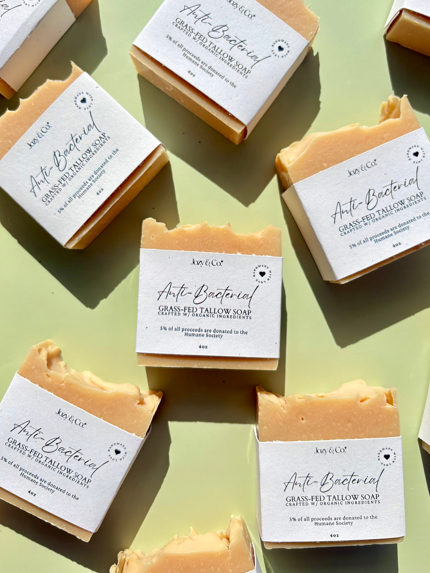 Anti-Bacterial Tea Tree & Neem Oil Grass-fed Tallow Soap