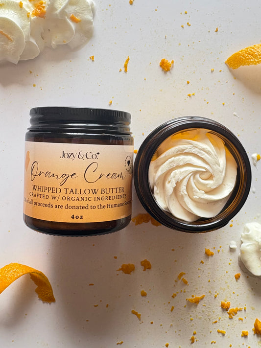 Orange Cream Whipped Tallow Butter