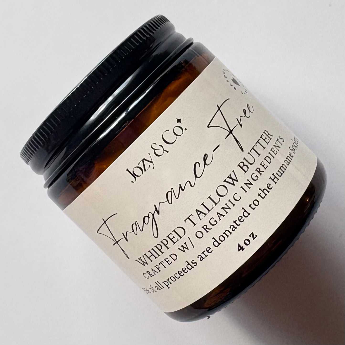 Fragrance-Free Whipped Tallow Butter