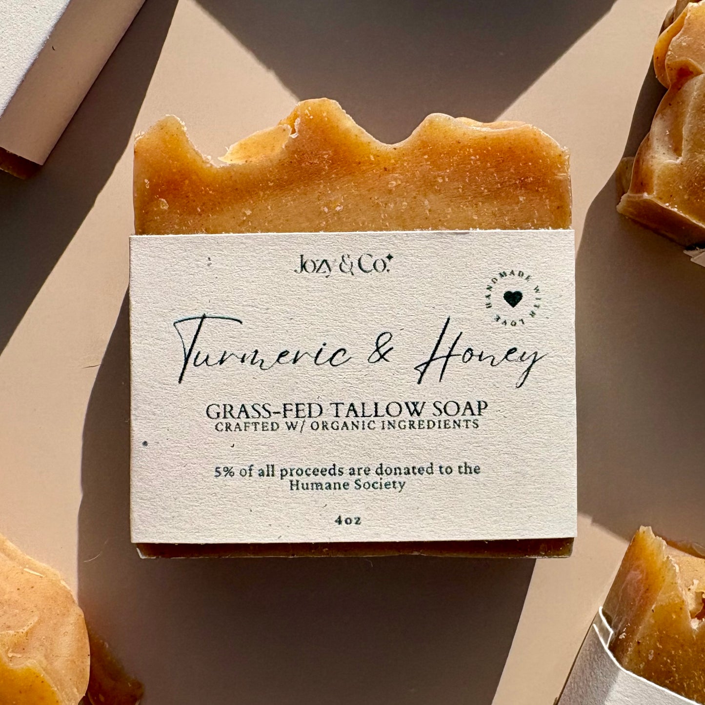 Turmeric & Honey Grass-fed Tallow Soap