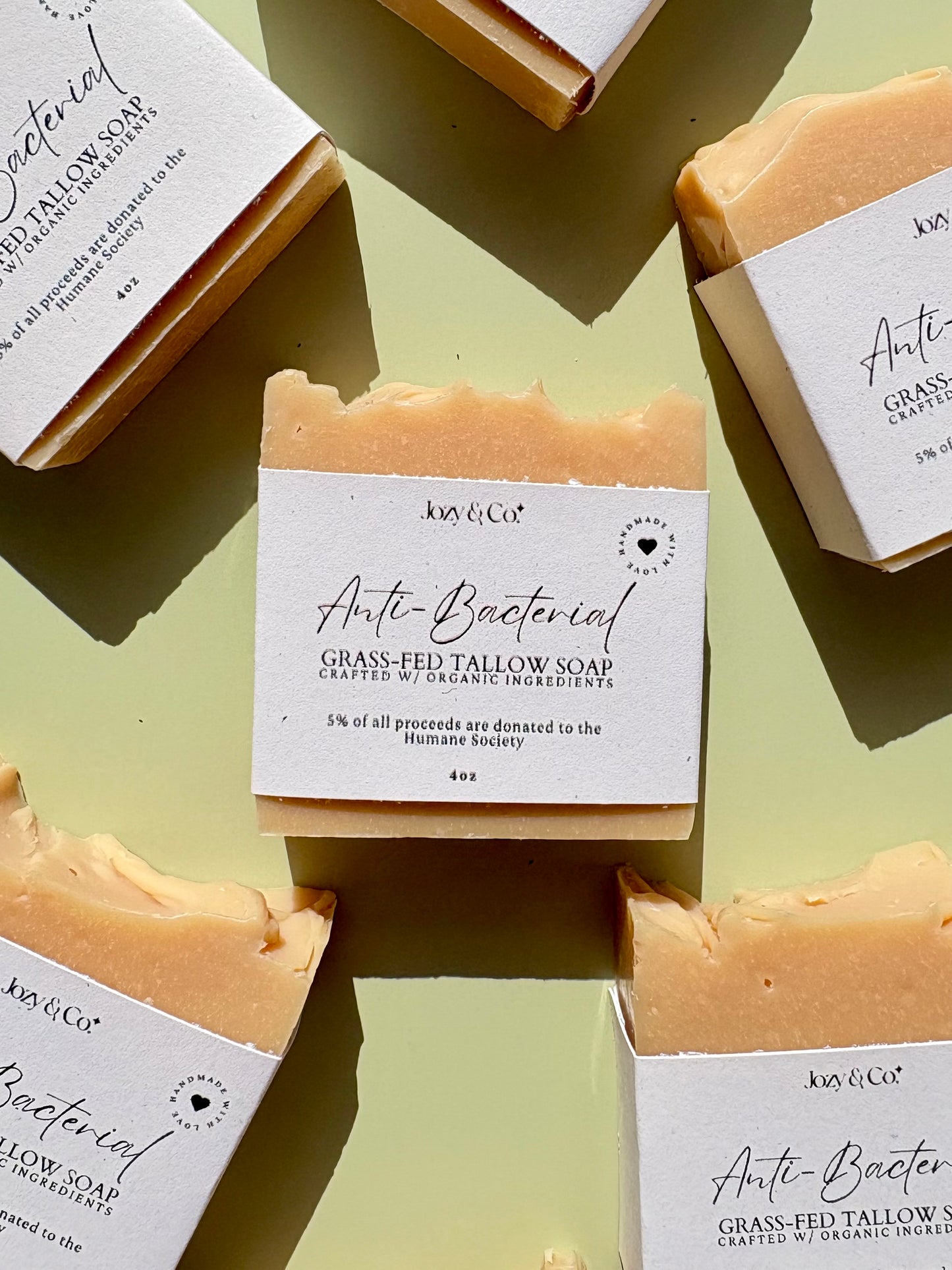 Anti-Bacterial Tea Tree & Neem Oil Grass-fed Tallow Soap