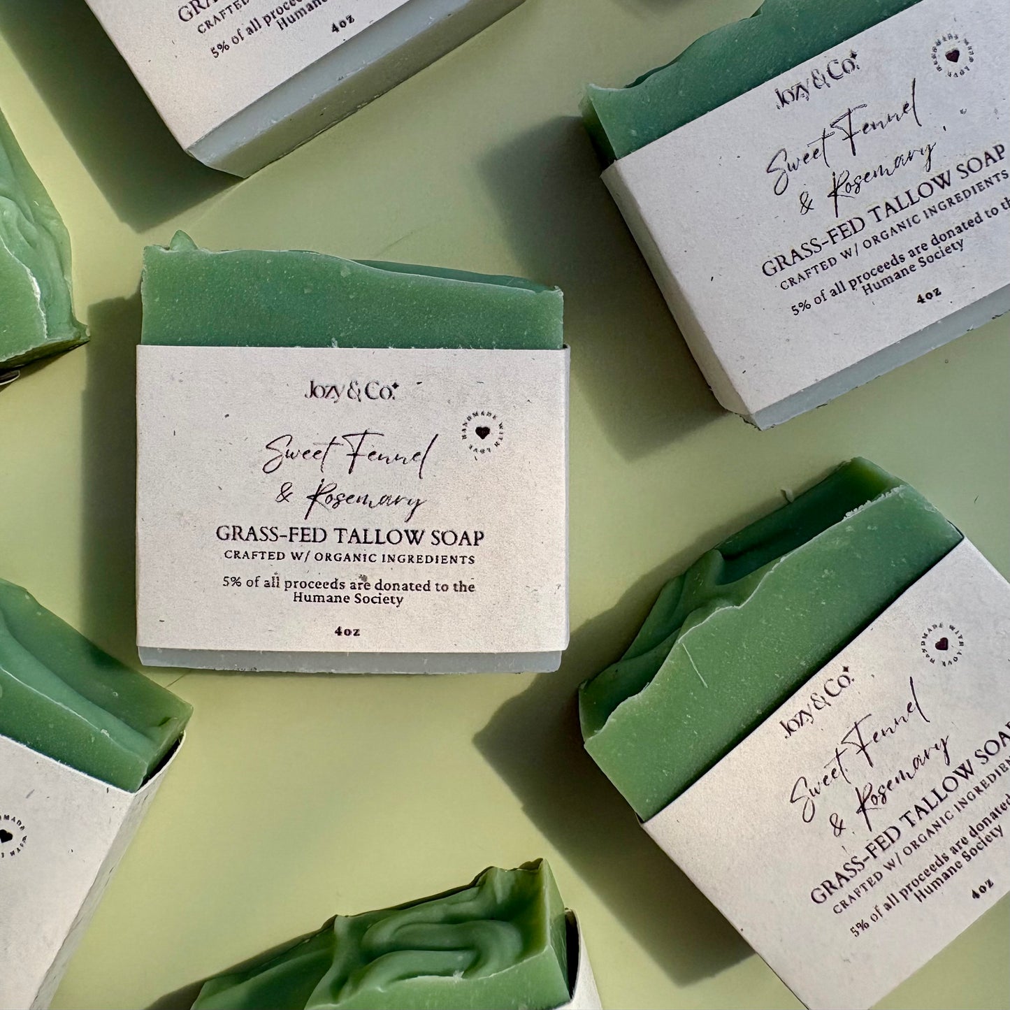 Sweet Fennel & Rosemary Tallow Soap