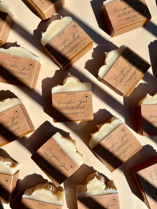 Pumpkin Spice Grass-fed Tallow Soap *limited edition*