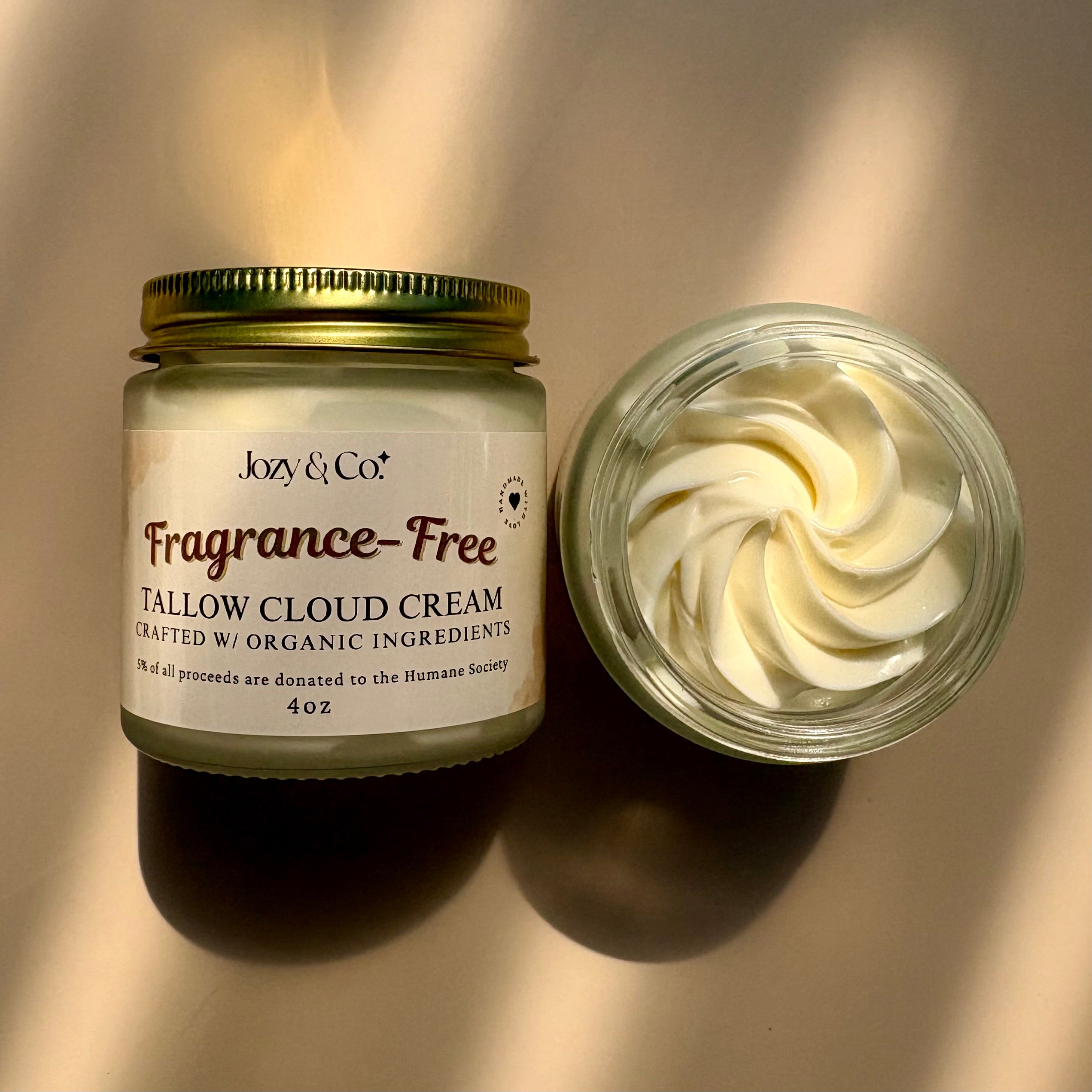Fragrance-Free Tallow Cloud Cream – Jozy & Co.