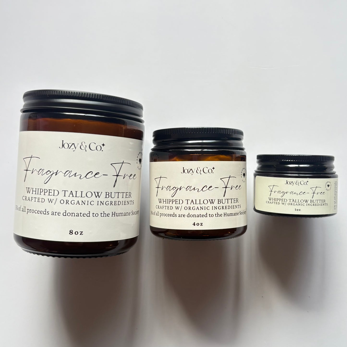 Fragrance-Free Whipped Tallow Butter