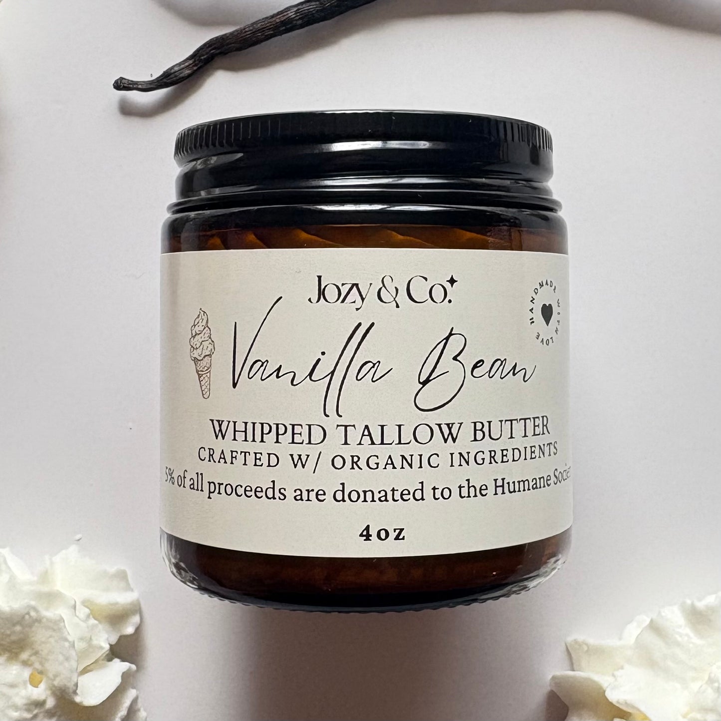 Vanilla Bean Whipped Tallow Butter