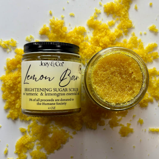 Lemon Bar Brightening Sugar Scrub