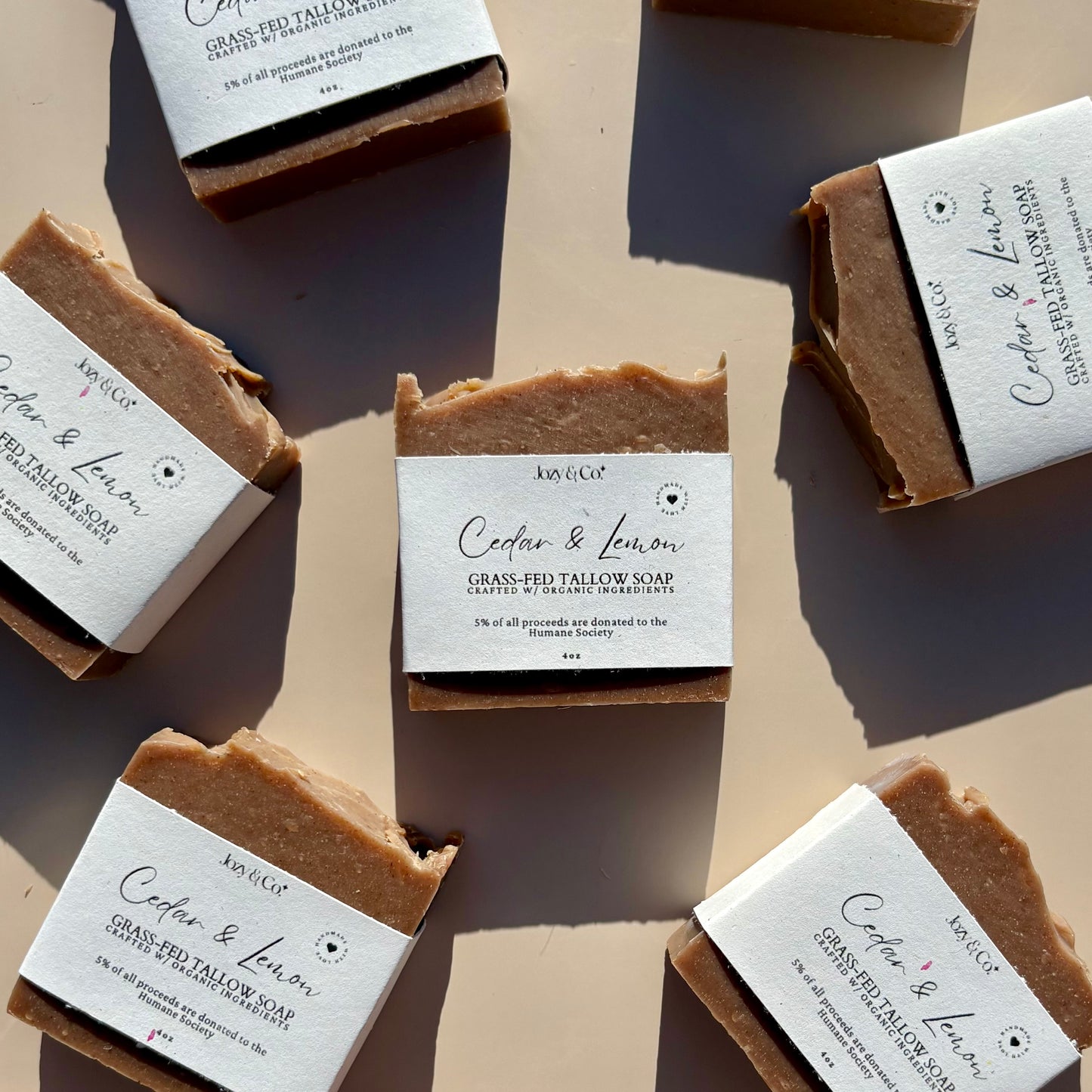 Cedar & Lemon Grass-fed Tallow Soap