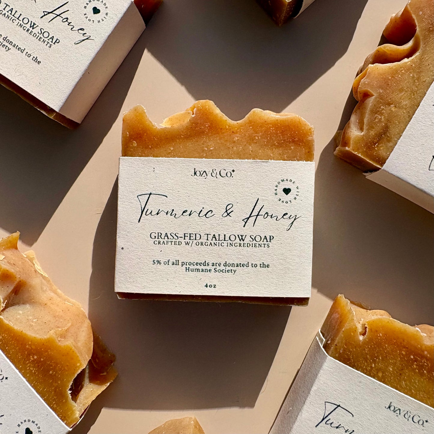 Turmeric & Honey Grass-fed Tallow Soap