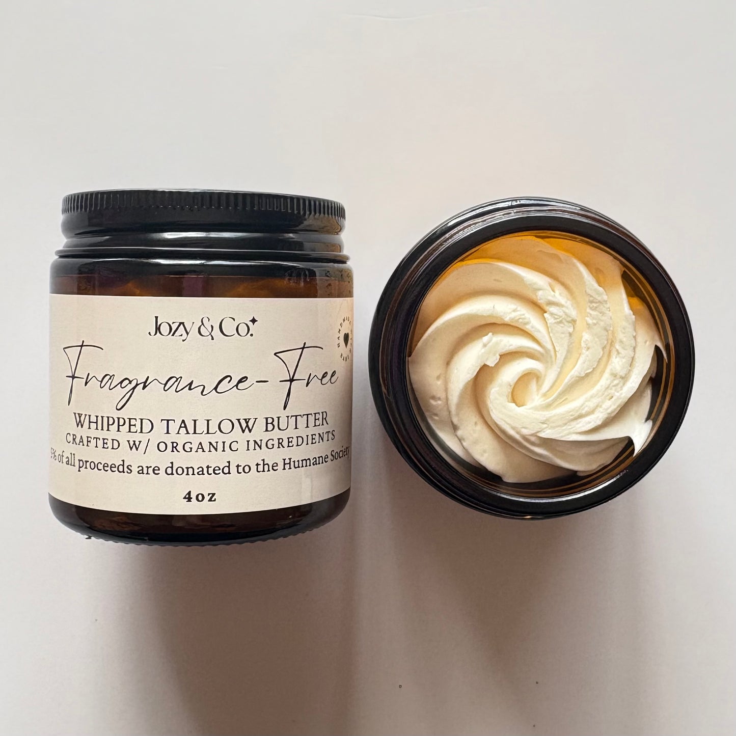 Fragrance-Free Whipped Tallow Butter