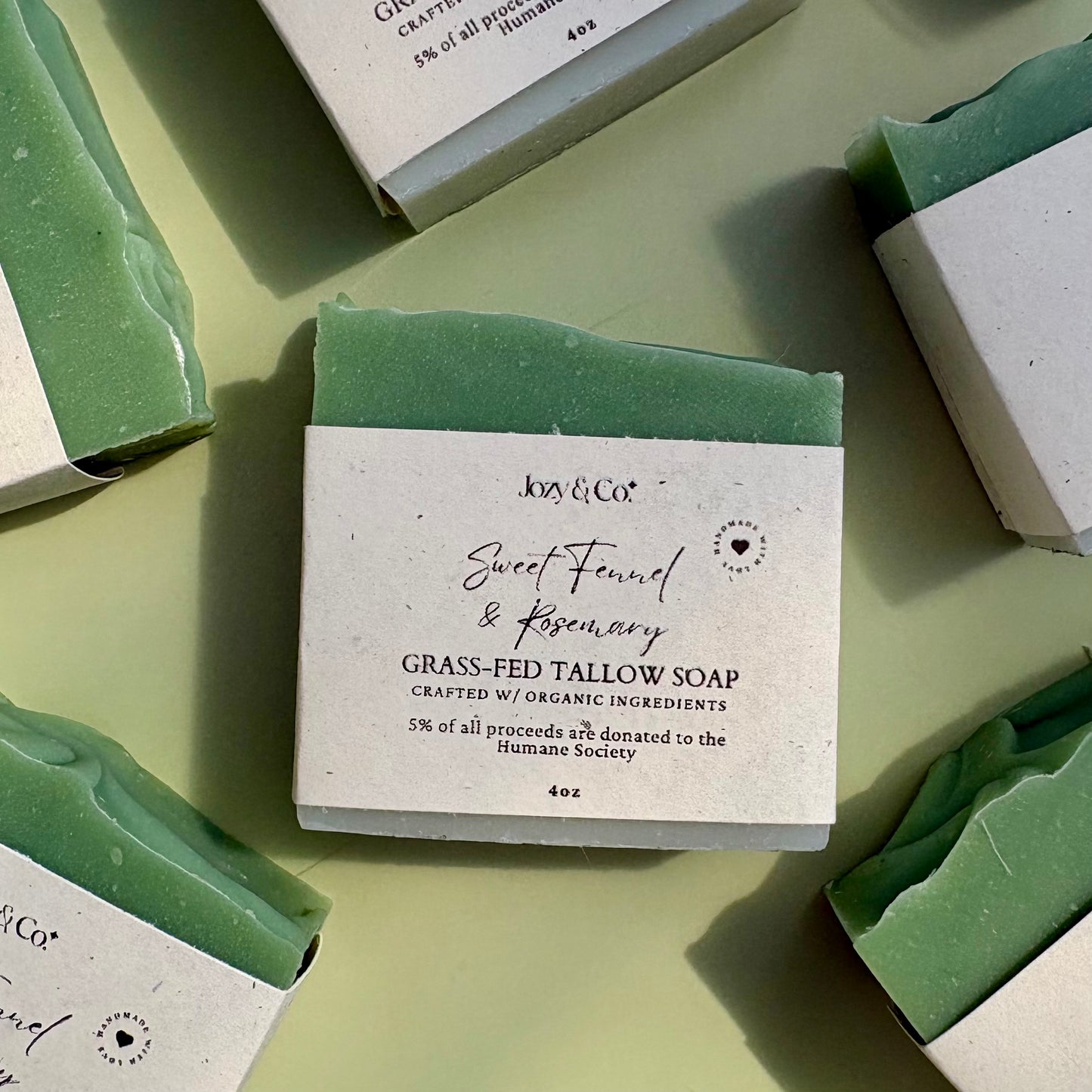 Sweet Fennel & Rosemary Tallow Soap